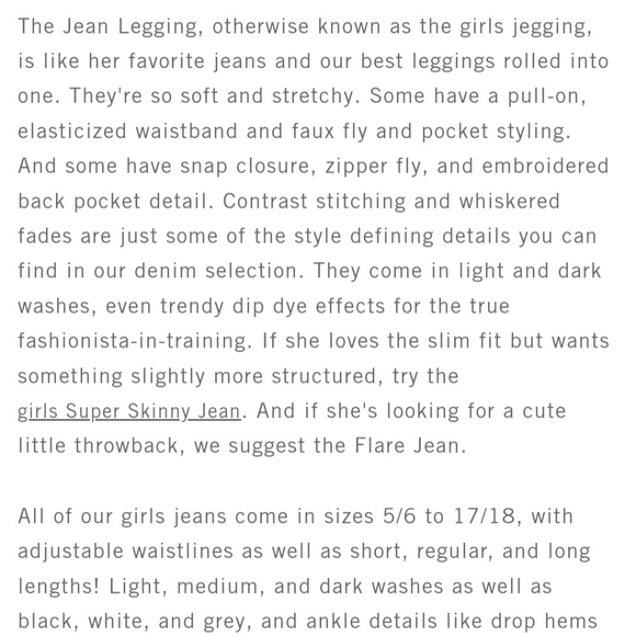 Abercrombie Kids pull-on jean legging Size 13/14 medium wash w/ distressing - Picture 2 of 12